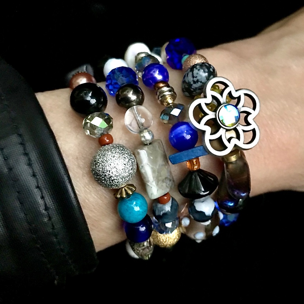 Handmade Bracelet with Vintage and Modern Elements (NB68-12H) New Without Tags - Picture 6 of 8